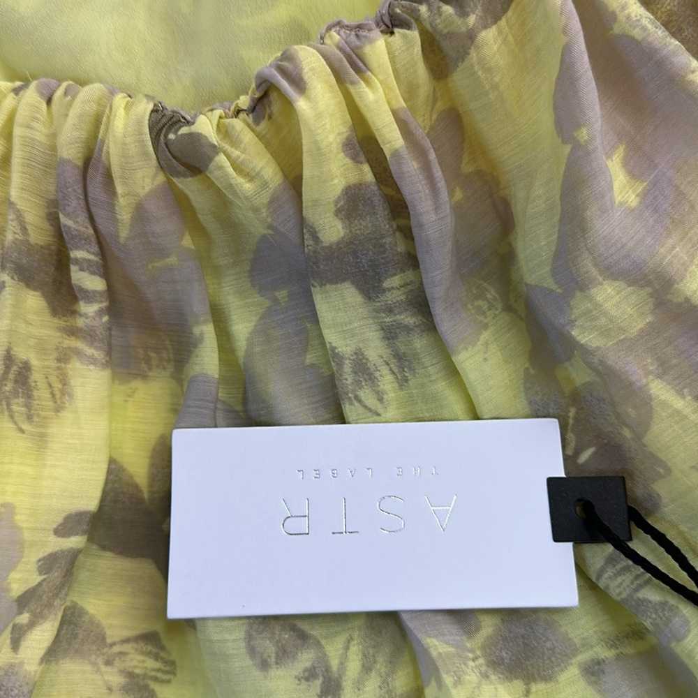 Revolve X ASTR The Label KAYLANI Tiered MIDI DRESS Size Small NWT - Picture 14 of 14